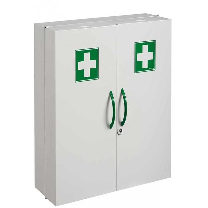 Armoire murale à Pharmacie pour entreprise, Casier 2 portes cylindres