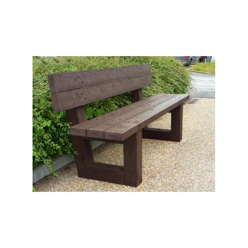 Banc En Plastique Pas Cher Banc Avec Dossier Pas Cher En Plastique Recycle