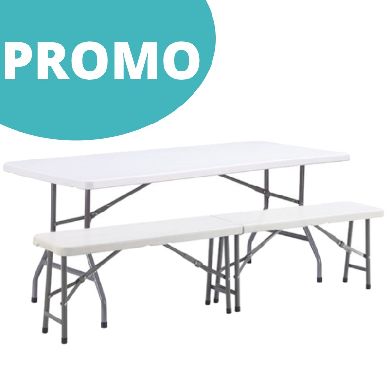 Ensemble De Tables Et Bancs Pliants Tables Et Bancs Pliants En Plastique Tables Et Bancs Pliables