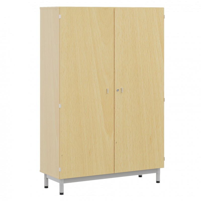 Armoire scolaire, armoire avec 2 portes, armoire de rangement, mobilier