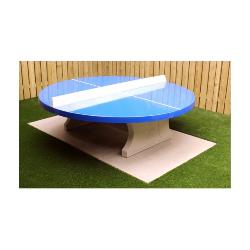 Table ping pong béton, table pingpong ronde en béton, table de jeux