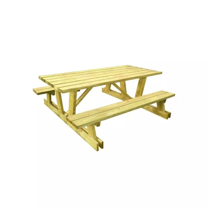 Table de picnic en bois spécial montagne