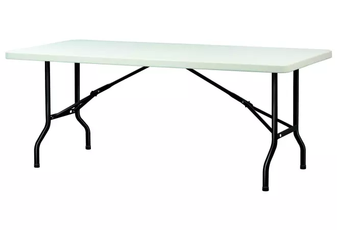 Table polypro rectangulaire en plastique pour collectivités