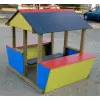 Maisonnette en bois en couleur d'extérieur pour enfant Auberge