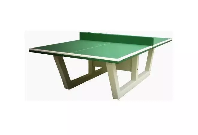 Table de ping pong en béton bi color