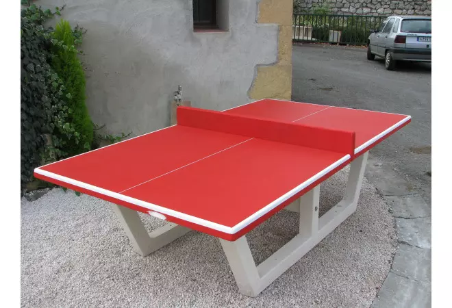 table de ping pong en ciment