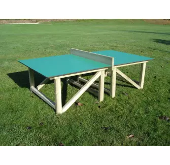 table de ping pong plateau en stratifié compact 