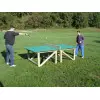  table de ping pong plateau en bois compact