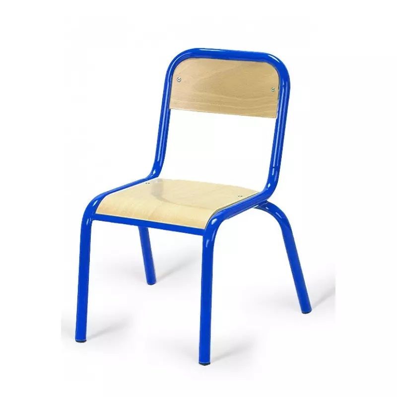 Chaise pour classe maternelle en bois Noa