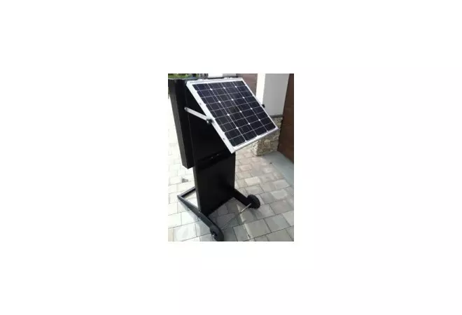 Radar pédagogique mobile avec panneau solaire
