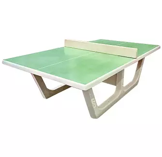 Table de ping pong béton pas cher Rondo verte