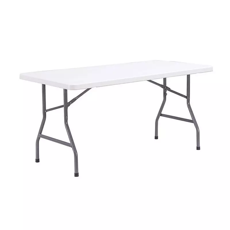 Table en plastique pliante 153 x 76 cm- polyéthylène pas cher - Cofradis Collectivités