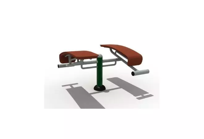Parcours santé : Installez un banc à abdos de musculation dans votre espace sportif