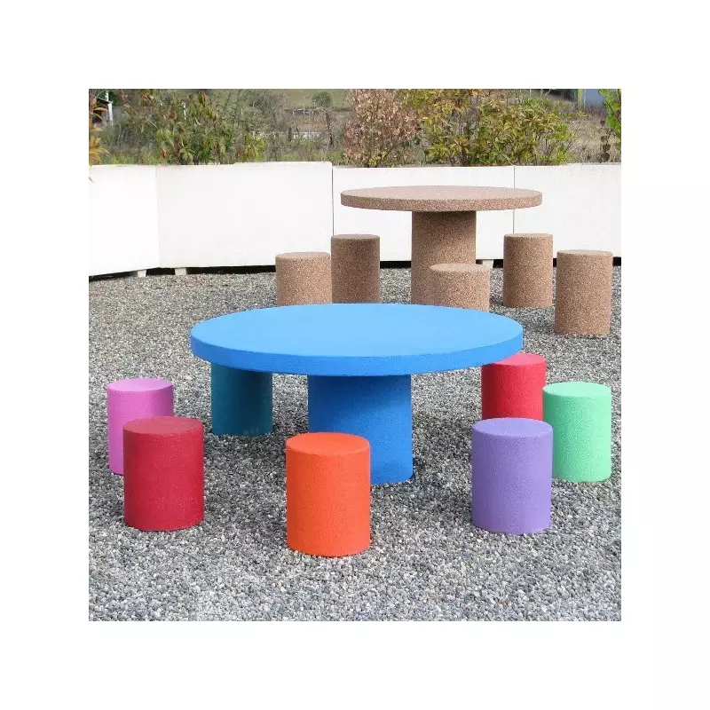 Table de pique-nique en béton pour enfants