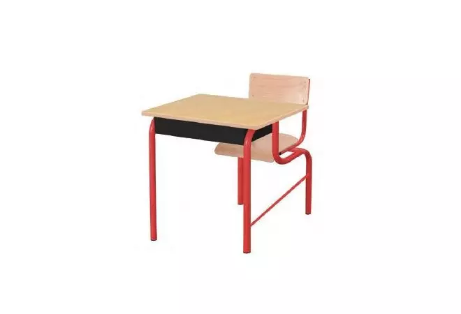 Bureau scolaire Lara avec assise attenante 70 x 50 cm - Cofradis Collectivités