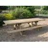 Table pique nique 10 places en bois