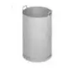Cendrier poubelle 2 en 1 - détails seau intérieur en galva - Cofradis Collectivités
