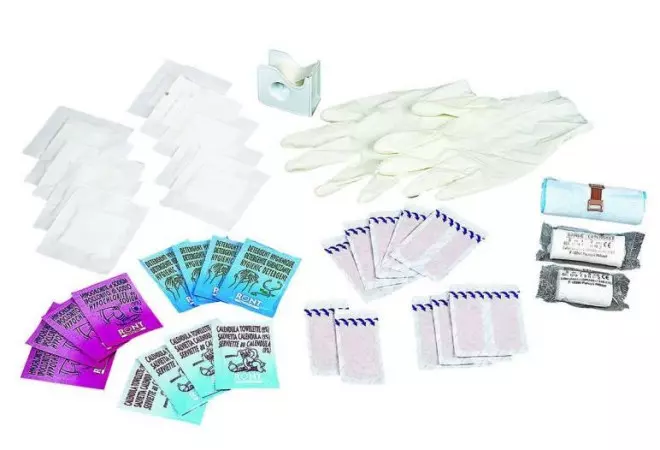 Kit à pharmacie - Compresses et pansements - Cofradis