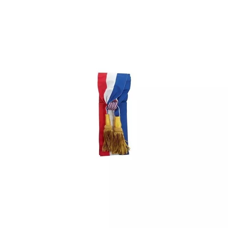 Écharpe de Maire 180 cm ou 200 cm en ruban tricolore - Cofradis Collectivités
