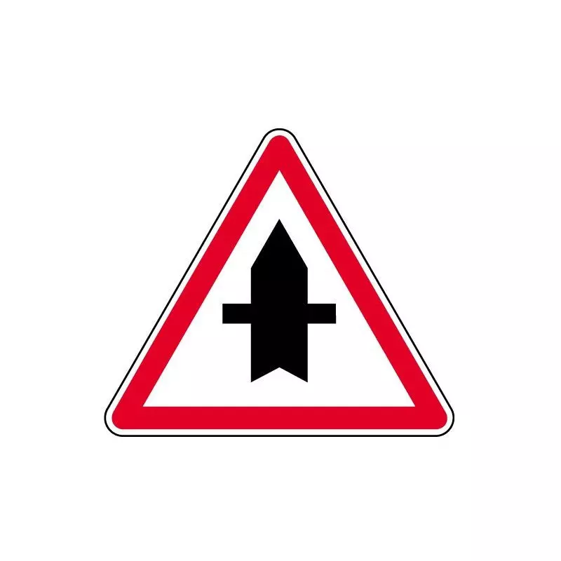 Panneau d'intersection route prioritaire AB2 - Cofradis Collectivités