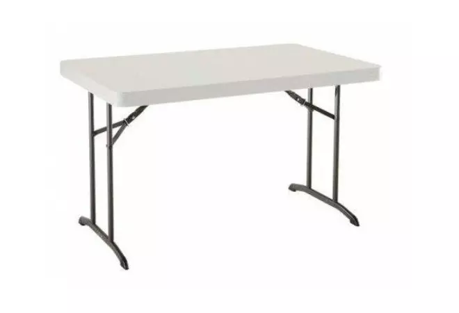 Table rectangle polypro pliante