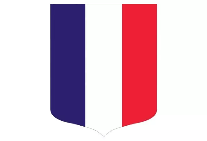 écusson drapeau français