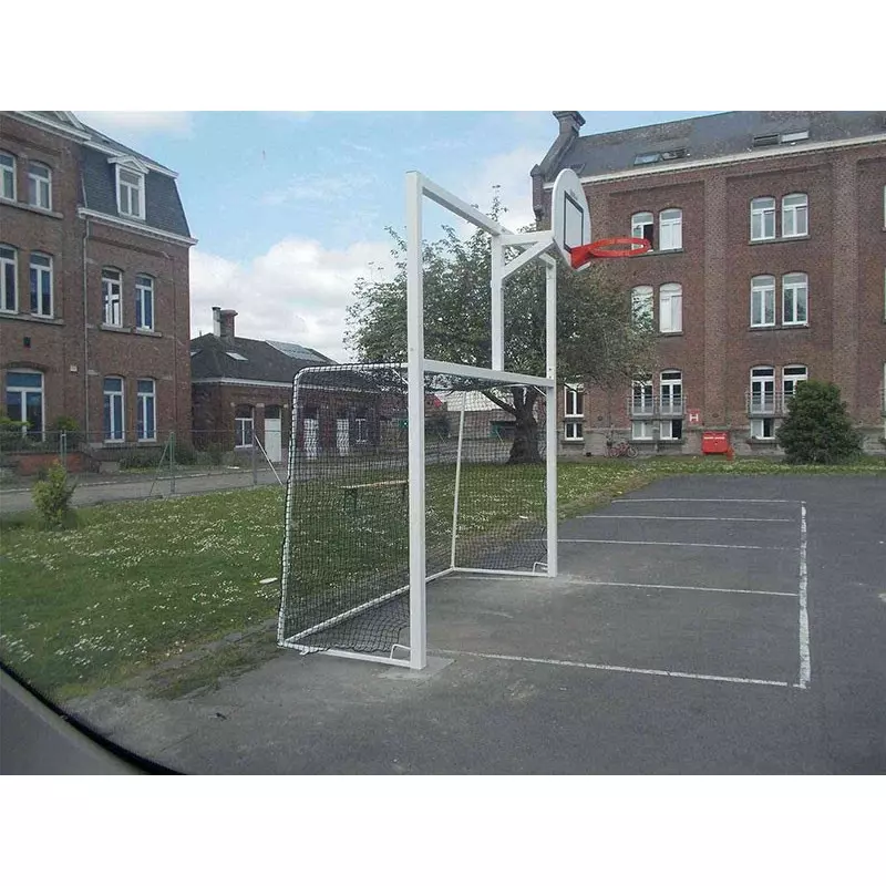Cage à buts en acier foot hand basket panier réglable en hauteur