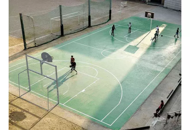 Cage à buts pour collectivités pour foot hand et basket