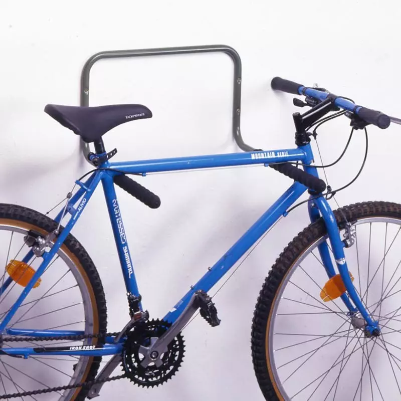 Crochet mural pour 2 vélos avec manchons de protection