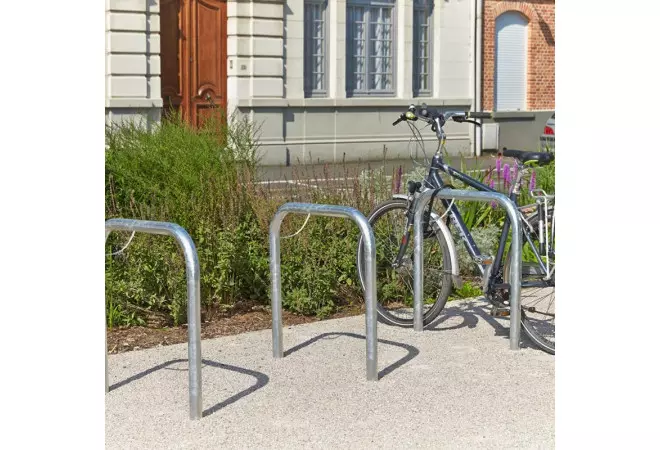 Arceau simple pour vélo avec système antiglisse