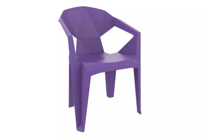 Fauteuil design violet