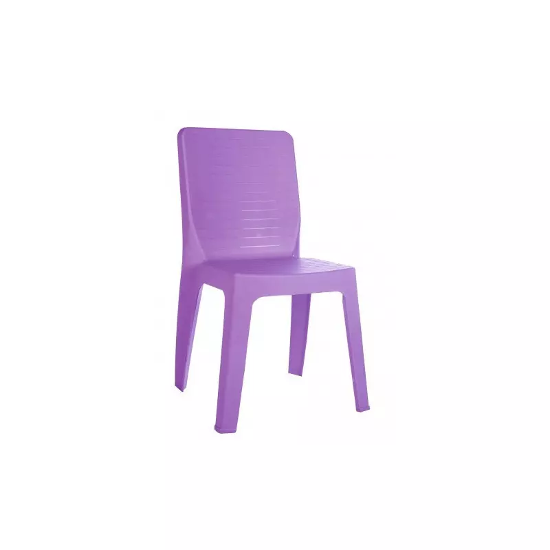 Chaise polypro empilable Clara coloris violet