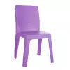 Chaise polypro empilable Clara coloris violet