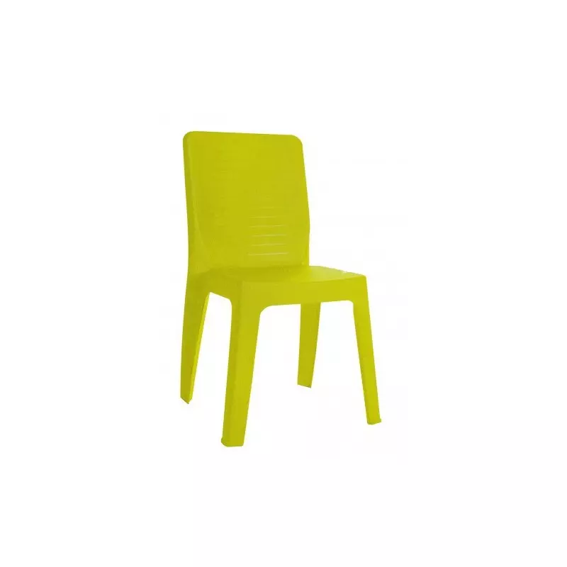 Chaise polypro empilable Clara coloris vert anis