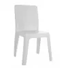Chaise polypro empilable Clara coloris blanc