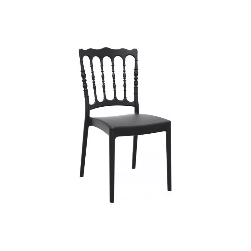 Chaise rustica couleur noire