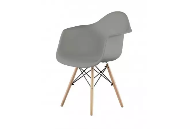 Très beau fauteuil tendance scandinave gris