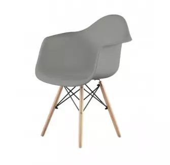 Très beau fauteuil tendance scandinave gris