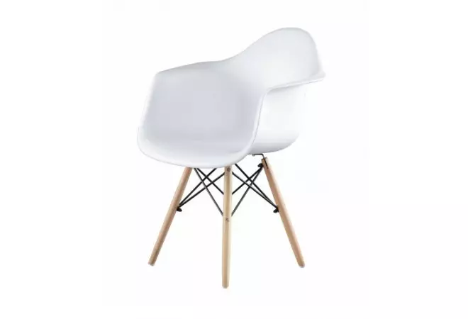 Très beau fauteuil tendance scandinave blanc