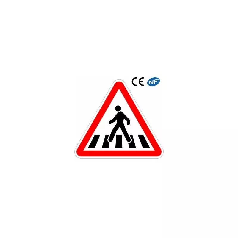 Panneau de route indiquant un passage pour piétons (A13b)