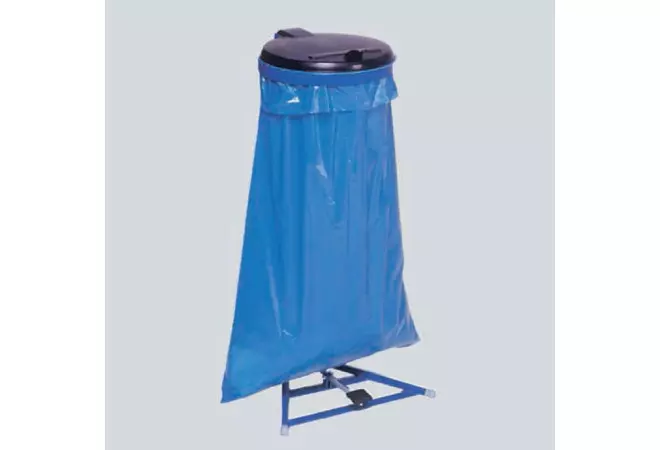 Collecteur de déchets coloris bleu gentiane