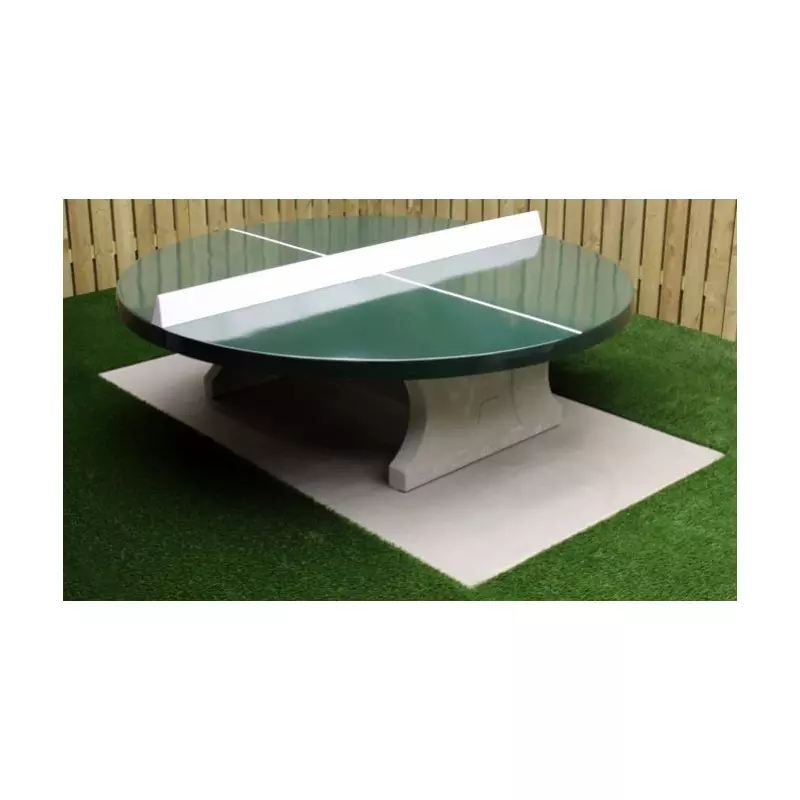 Table de ping-pong ronde en béton