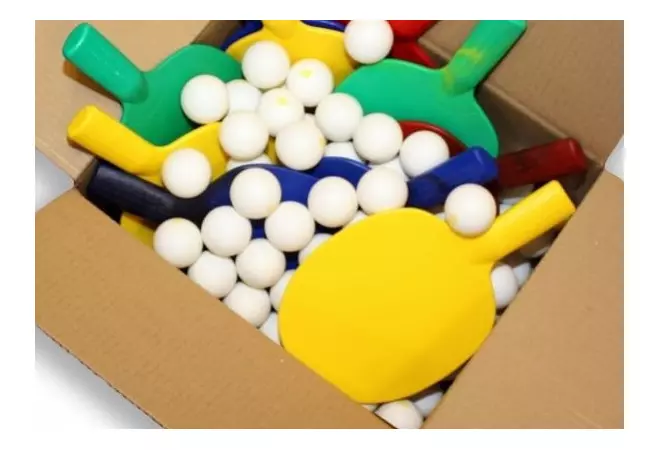 Kit de raquettes et balles de ping-pong