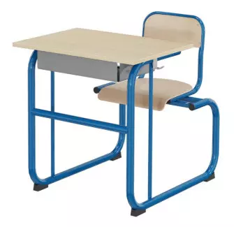 Bureau scolaire avec chaise attenante 70x50 cm