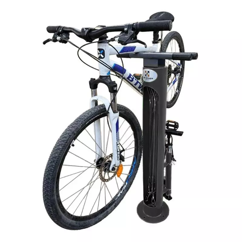 Kit De Réparation Vélo 27 Pièces En Forme De Tube Rouge - Outils Complets, Démonte-pneu, Clés, Pour Entretien Et Dépannage