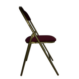 Chaise pliable en velours