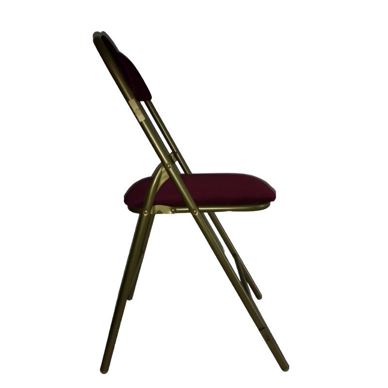 Chaise pliable en velours