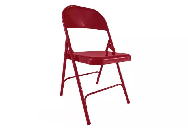 Chaise en acier pliante
