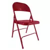 Chaise en acier pliante