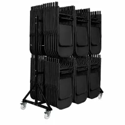 Chariot pour chaises de réception pliantes Chariot pour chaises de réception pliantes